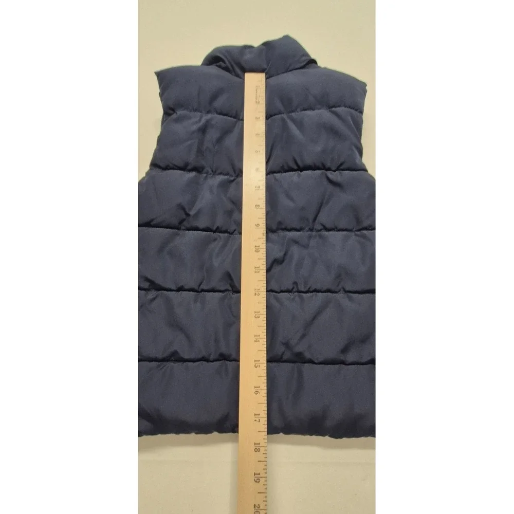 Gap Kids unisex navy blue full zip‎ puffer jacket sz XS outdoors